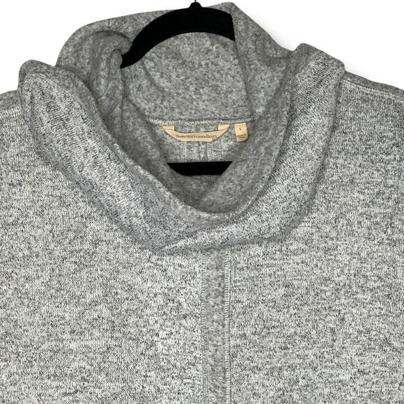 Soft Surroundings So Cozy Heather Gray Cowl Neck Tunic Sweater Size Large - Picture 3 of 8